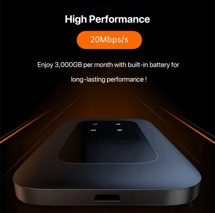 BowLift | Portable 5G WiFi Router – High-Speed Mobile Wireless Internet Hotspot