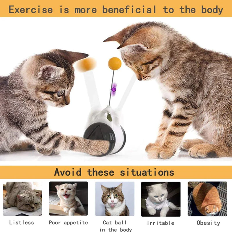 BowLift | Swing Cat Toy With Wheels