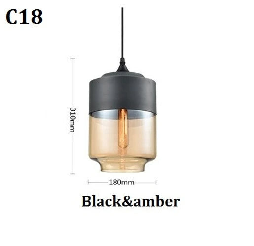BowLift | EternaGlow Pendant Light made of Glass and Wood | Elegant Design for Your Home