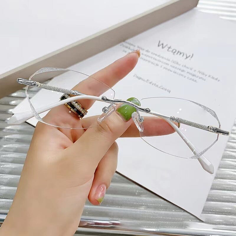 BowLift | Fashionable rimless anti-blue light reading glasses