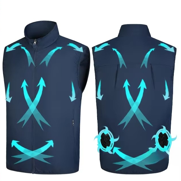 BowLift | Portable Cooling Fan Vest with USB Rechargeable Airflow System for Men and Women