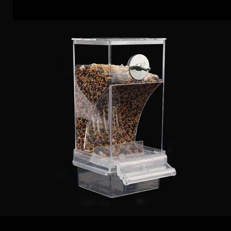 BowLift | Automatic transparent bird feeder without spills