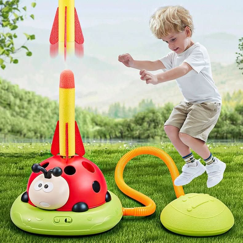 BowLift | 3-in-1 activity set for children with rope skipping, ring toss and pedal rocket