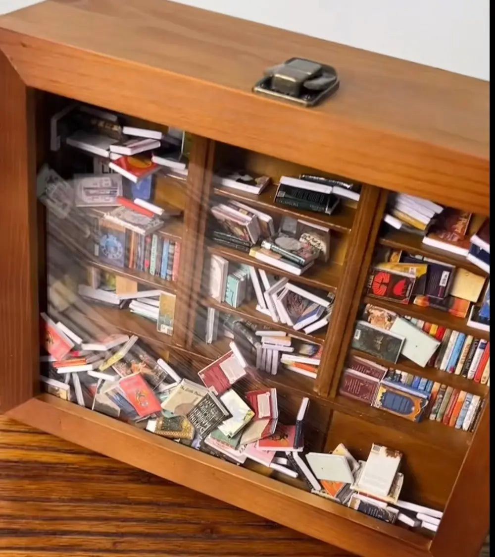 BowLift | Miniature Wooden Shelf — Handmade Stress Relief Toy