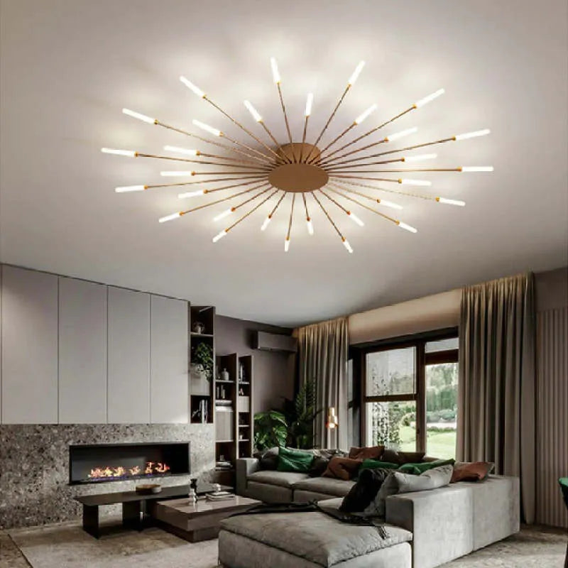 BowLift | Ceiling light modern metal LED chandelier