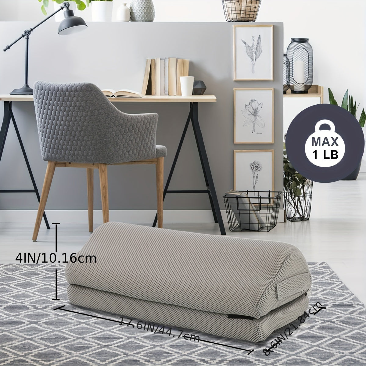 BowLift | Ergonomic Footrest with Memory Foam – Adjustable & Non-Slip