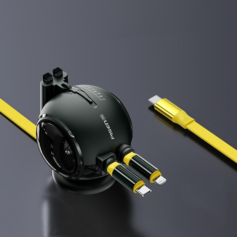 BowLift | 2-in-1 Retractable Super Fast Charging Data Cable