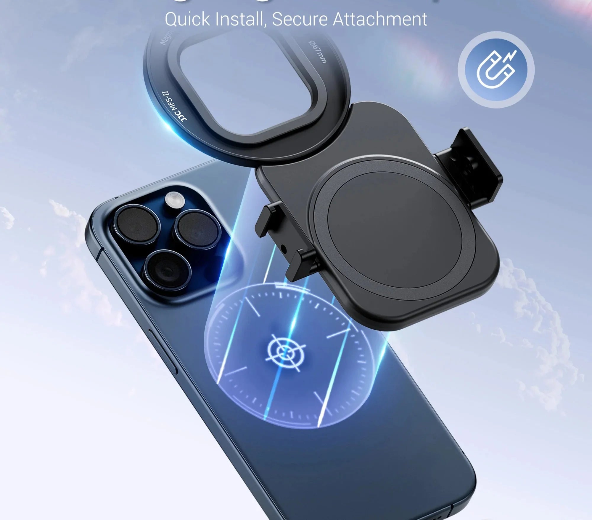 BowLift | 67mm Magnetic Lens Filter Adapter