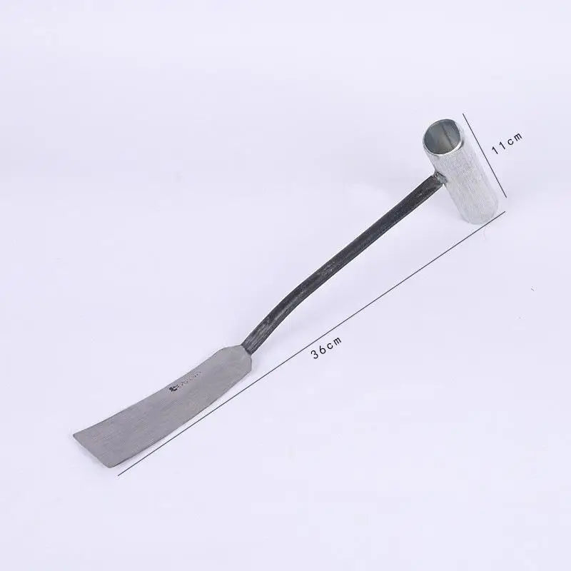 BowLift | HerbMaster Garden Spade | 3-Tine Stainless Steel | For Weeding & Garlic Harvest