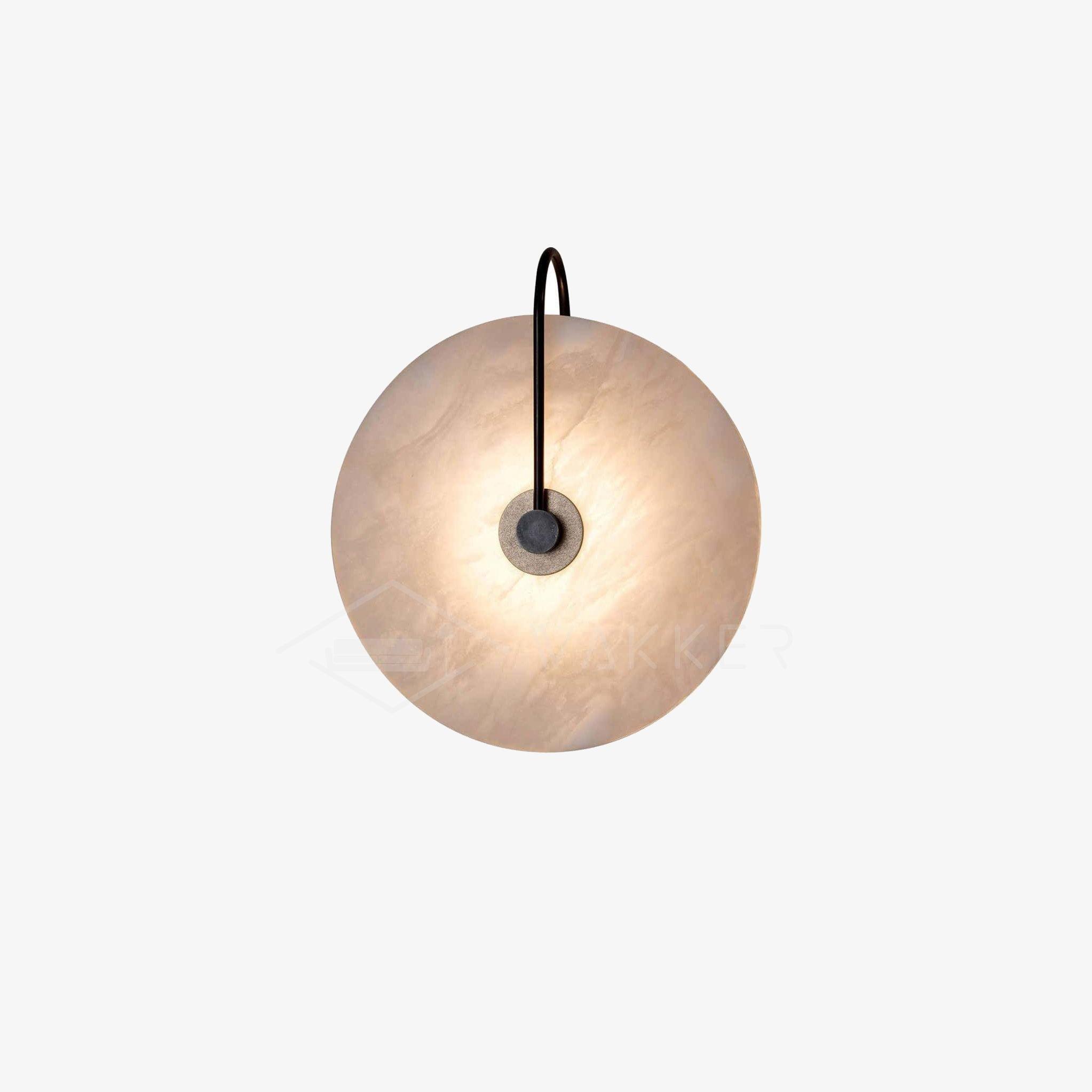 BowLift | White Alabaster Wall Lamp