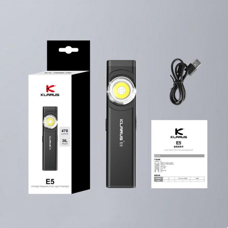 BowLift | Compact And Portable High-Intensity Dual Light Source EDC Magnetic Flashlight