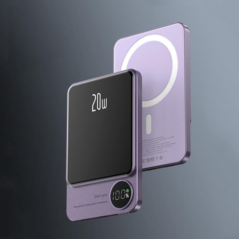 BowLift | 10000mAh Mini Portable LED Digital Display Magnetic fast-Charging Power Bank
