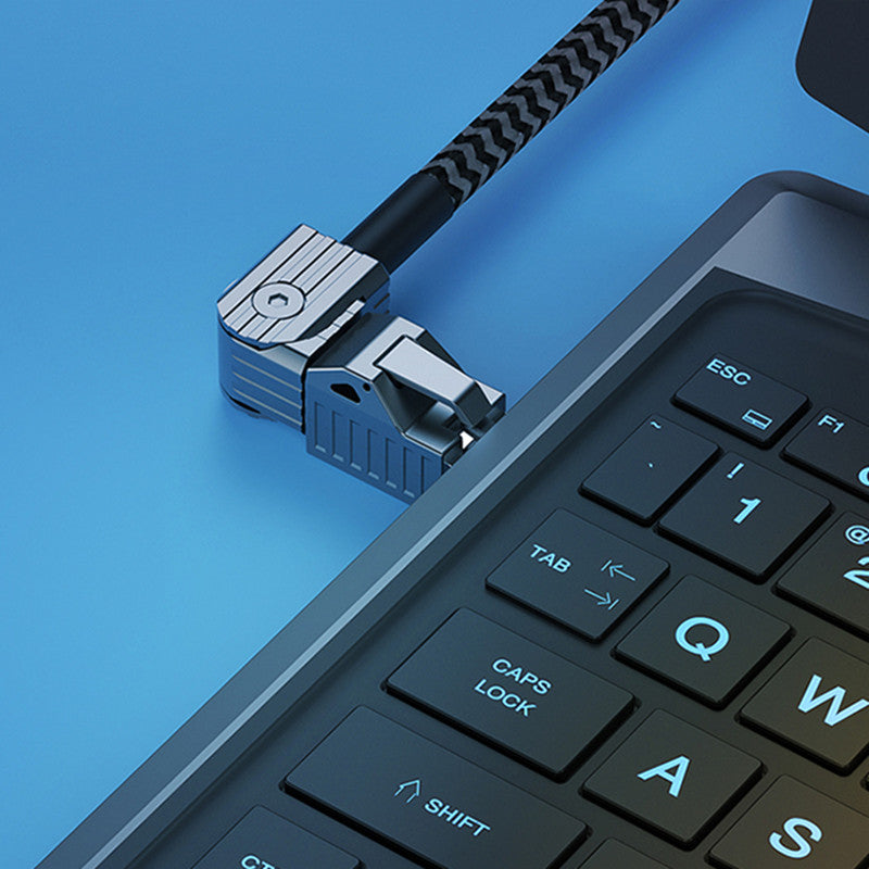 BowLift | Household Optical Fiber Broadband Elbow 10 Gigabit Network Cable