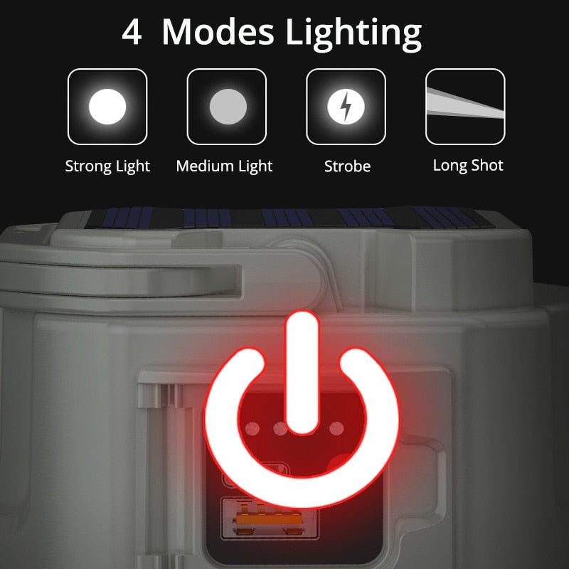 BowLift | Solar LED Outdoor USB rechargeable Explorer Camping Light