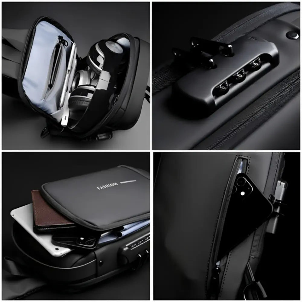 BowLift | AeroShield | Waterproof Anti-Theft Crossbody Bag for Men