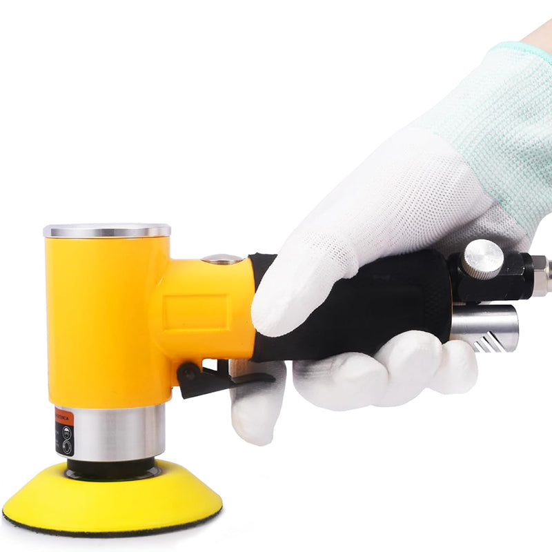 BowLift | 2"3" Mini Air Sander Pneumatic Random Orbital Sander High Speed Air Polisher for Auto Body Work, Woodworking