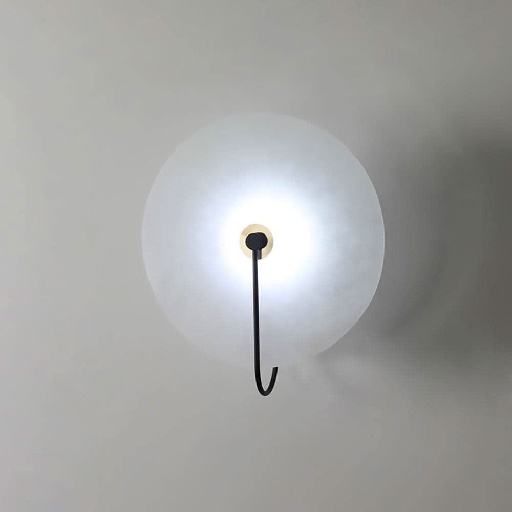 BowLift | Alabaster LED Wall Lamp – Modern Ambient Lighting