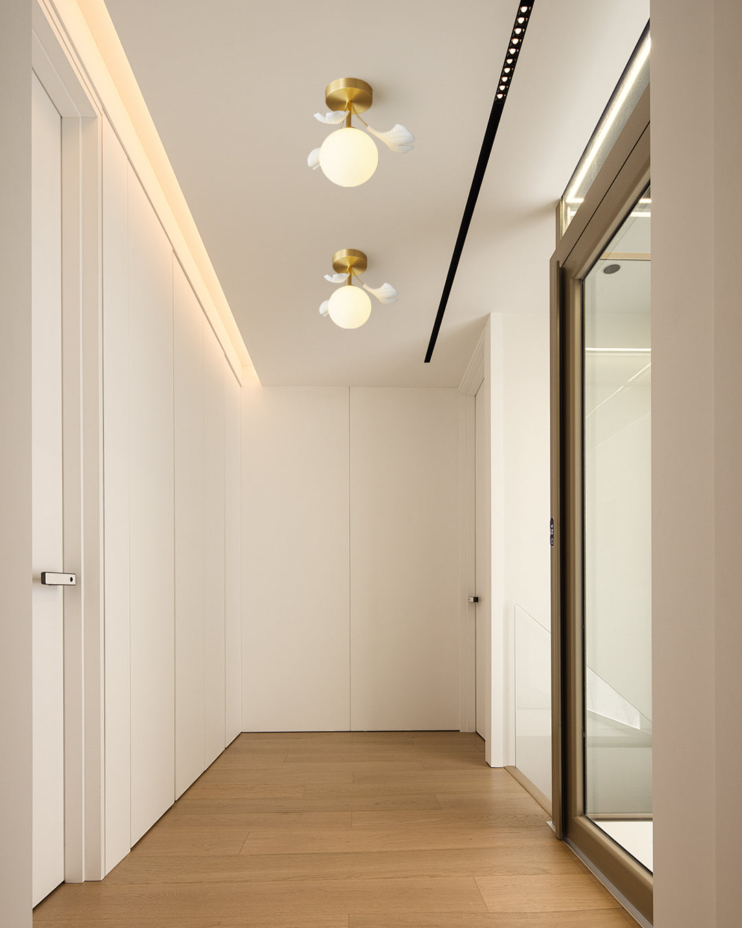 BowLift | GingkoLuxe - Earthy Ceiling Illumination