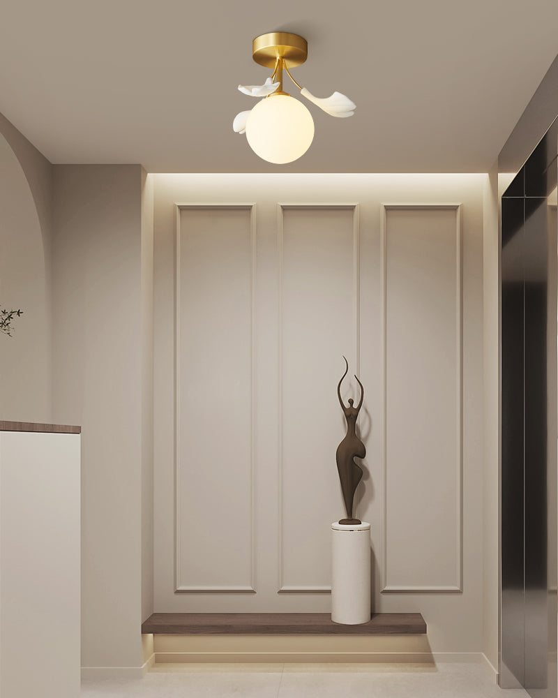 BowLift | GingkoLuxe - Earthy Ceiling Illumination