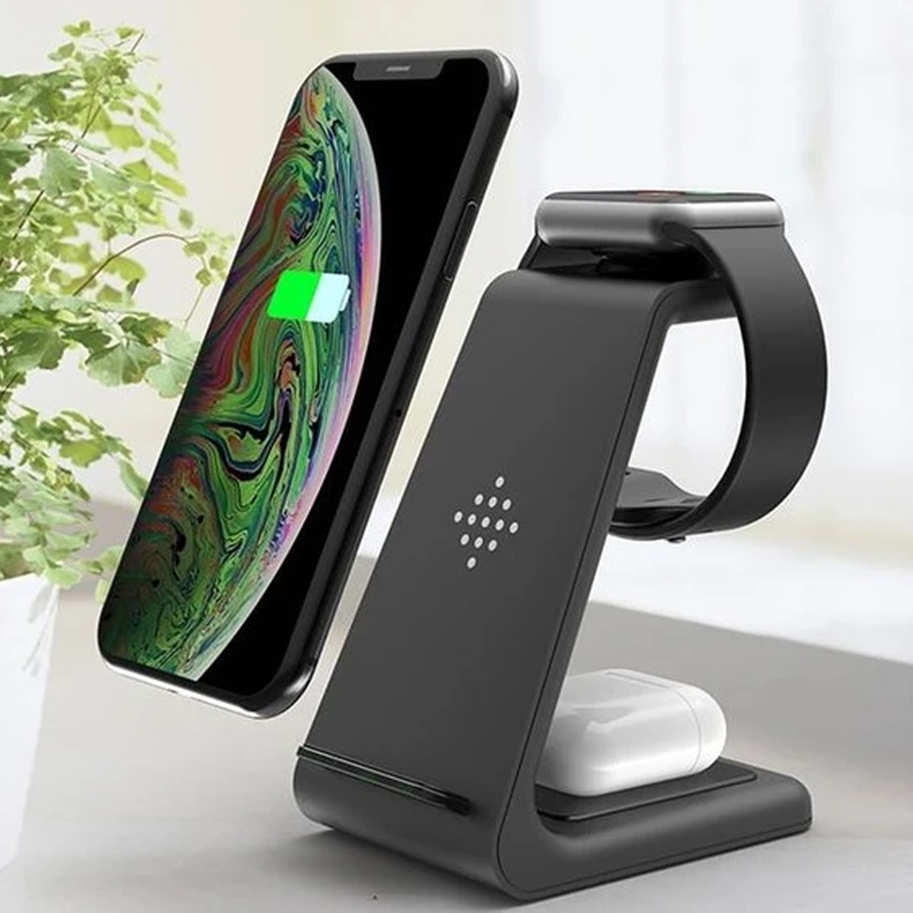 BowLift | 3-in-1 Wireless Charger for Smartphone, Smartwatch and Earbuds