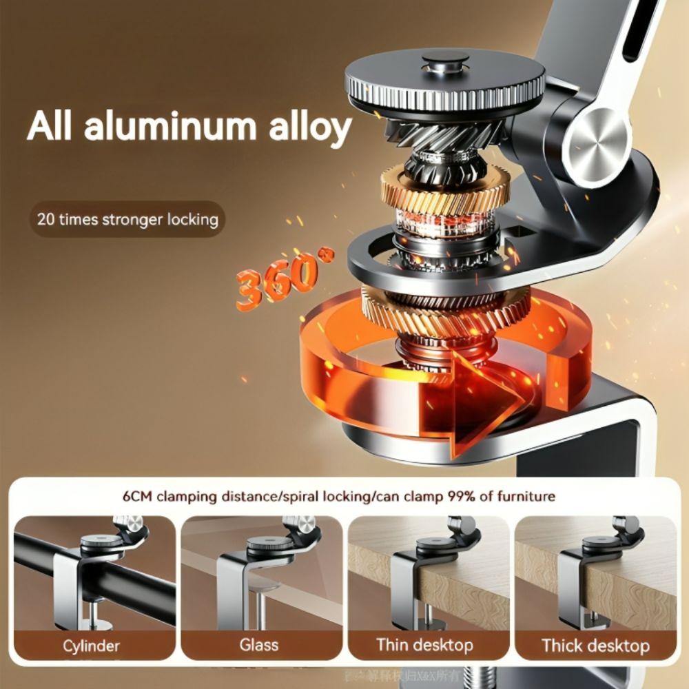 BowLift | Altivo – 360° Adjustable Aluminium Stand for Tablets & Smartphones