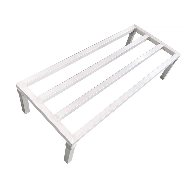 BowLift | Heavy Duty Hotel Restaurant Kitchen Knock Down Durable Strong Dunnage Rack Space Saving Aluminum Dunnage Rack