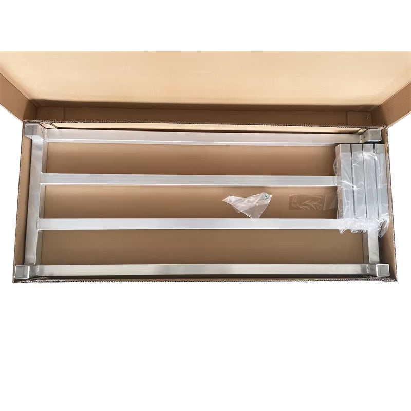 BowLift | Heavy Duty Hotel Restaurant Kitchen Knock Down Durable Strong Dunnage Rack Space Saving Aluminum Dunnage Rack