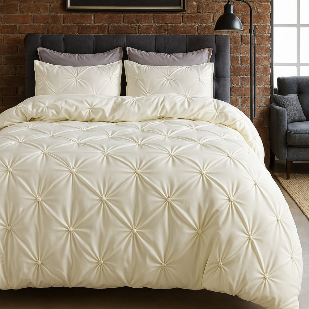 BowLift | Amore Luxury Pinch Pleat Duvet Cover Set