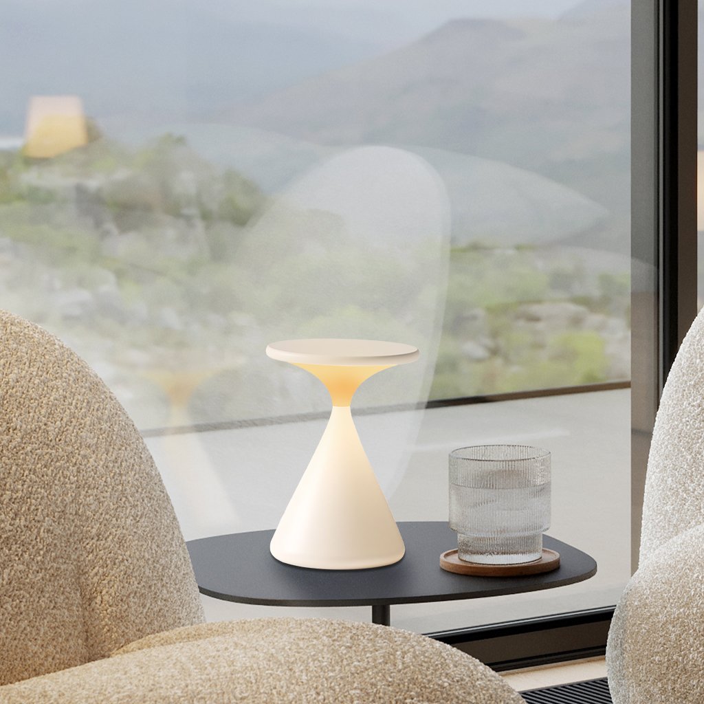 BowLift | Wireless Table Lamp Amos Hourglass