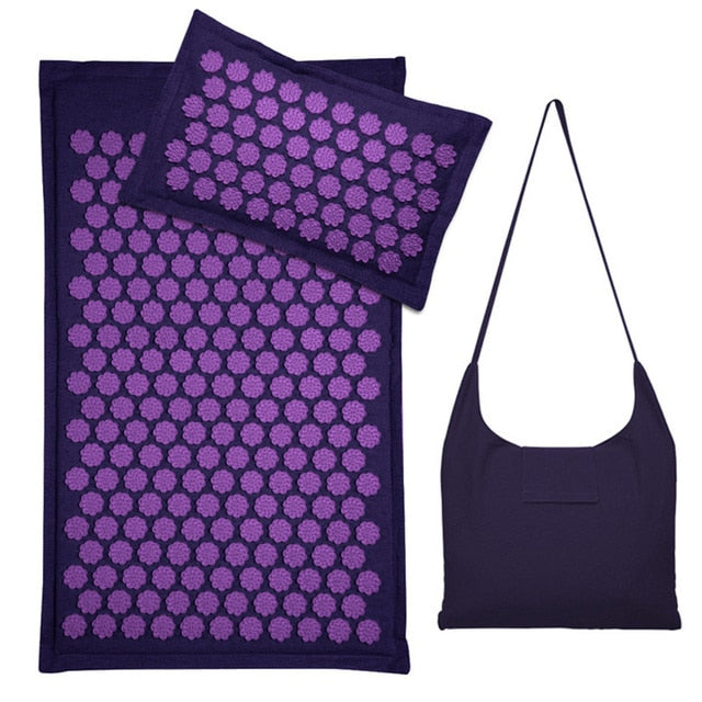 BowLift | Acupressure mat with Pillow and 5500 Pressure Points – The Florapress Relaxation Set