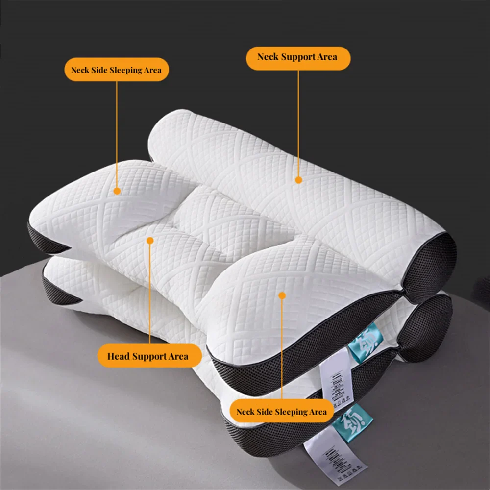 BowLift | Anti-Traction Zoned Knitted Neck Support Pillow