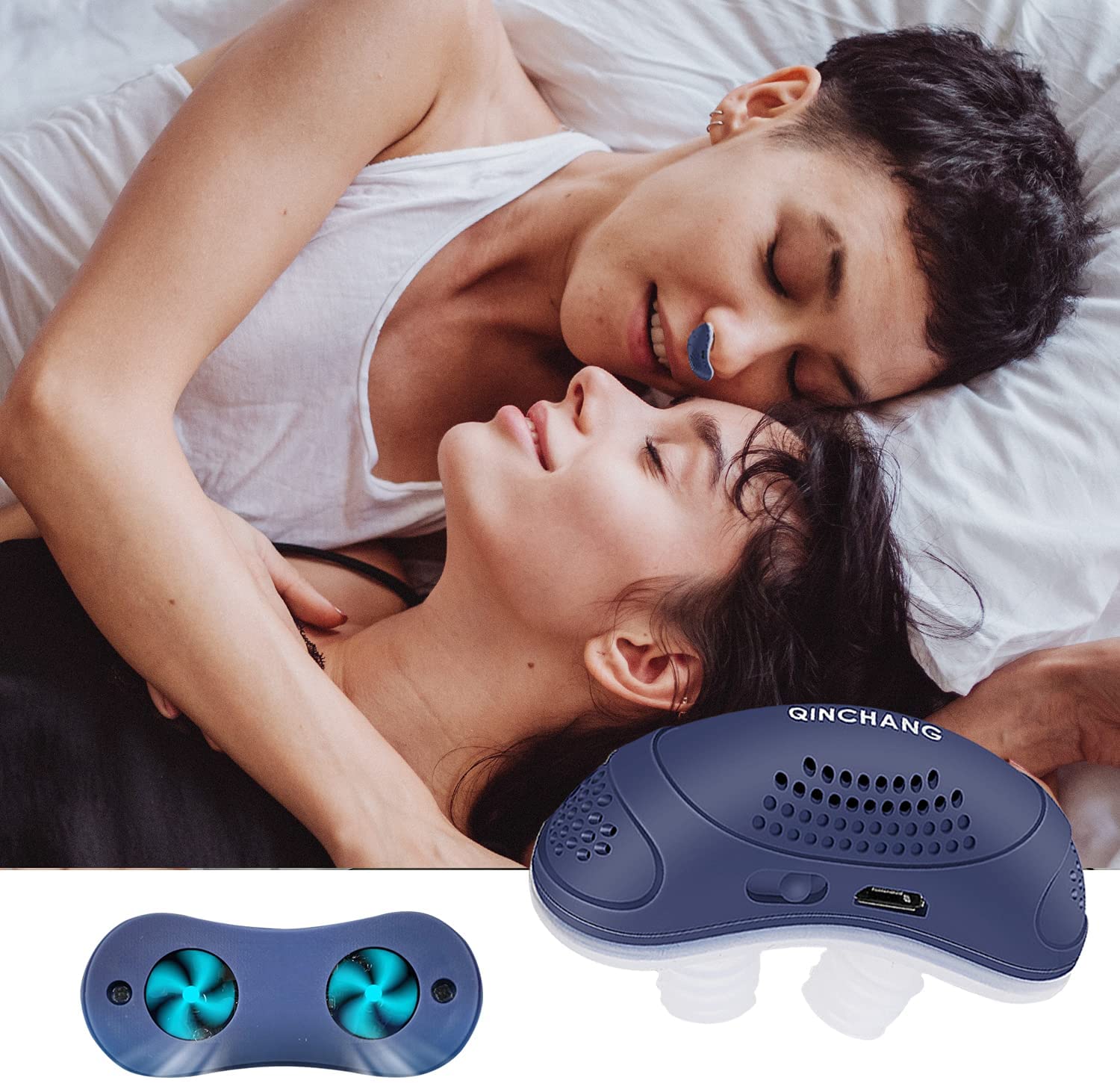 BowLift | Anti-Snoring Device | Tubeless, maskless micro-CPAP