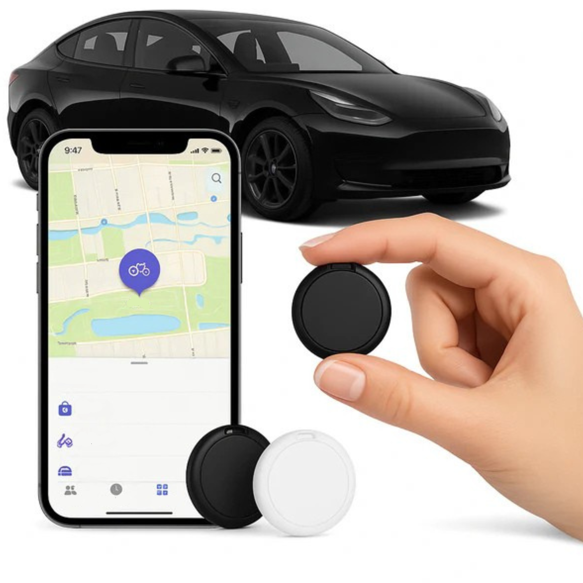 BowLift | TrackMate One – Compact GPS Tracker without Subscription