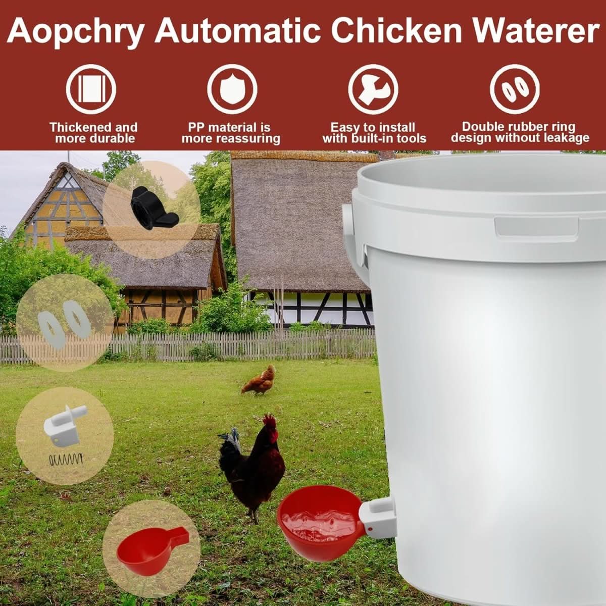 BowLift | Automatic Chicken Waterer for Healthy Flocks