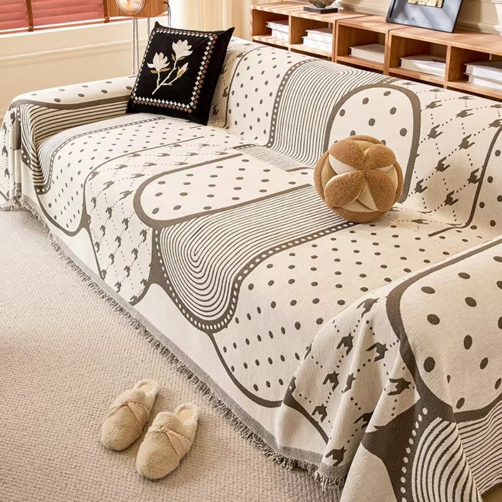 BowLift | Asymmetry Blob Chenille Sofa Cover