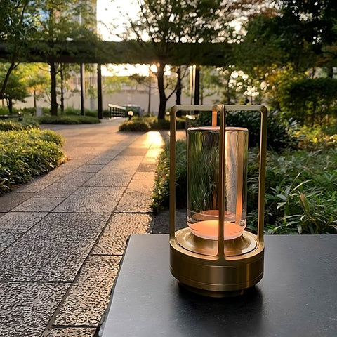 BowLift | Auralight Wireless Table Lamp Crystal Glass Touch Control