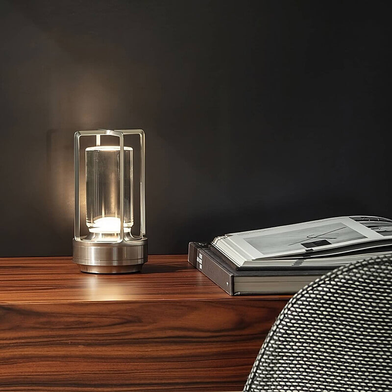 BowLift | Auralight Wireless Table Lamp Crystal Glass Touch Control