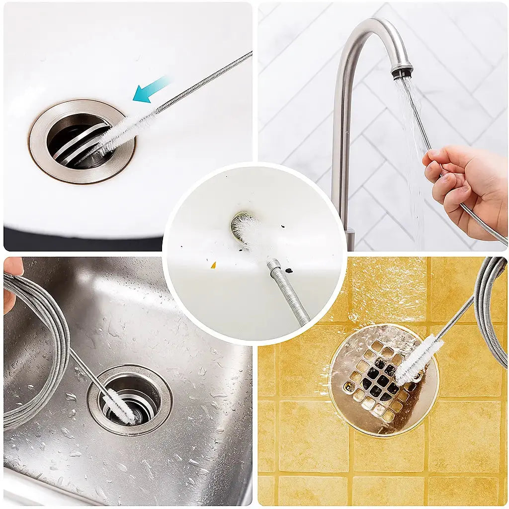 BowLift | Car Groove and Drain Cleaner – With Flexible Brush & Strong Grip