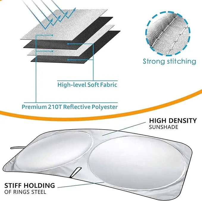 BowLift | Car sun shades for windshields – UV-reflecting heat shielding for SUVs and cars