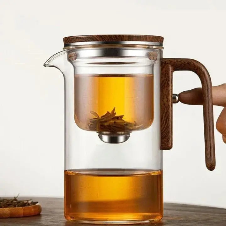 BowLift | Automatic Glass Teapot – Drip-Free for Perfect Tea
