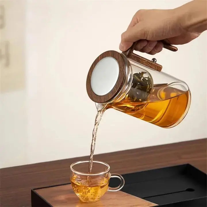 BowLift | Automatic Glass Teapot – Drip-Free for Perfect Tea