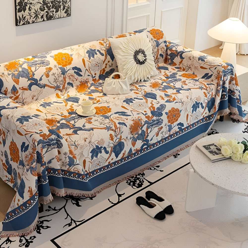 BowLift | Autumn Vines Jacquard Sofa Cover