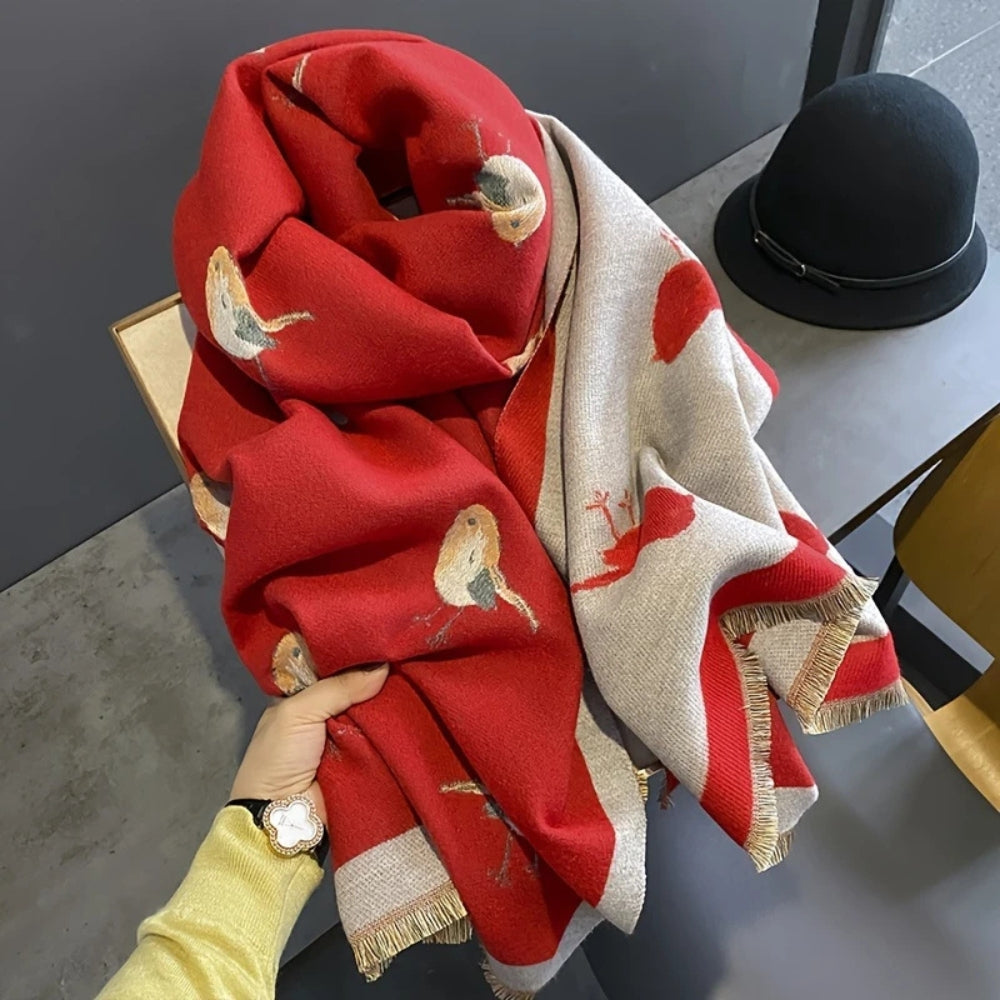 BowLift | Aviary Breathable Bird Jacquard Shawl