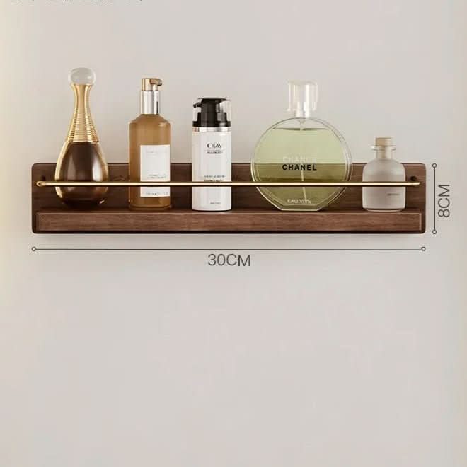 BowLift | Bamboo Wall Coat Rack with Shelf & Sturdy Hooks