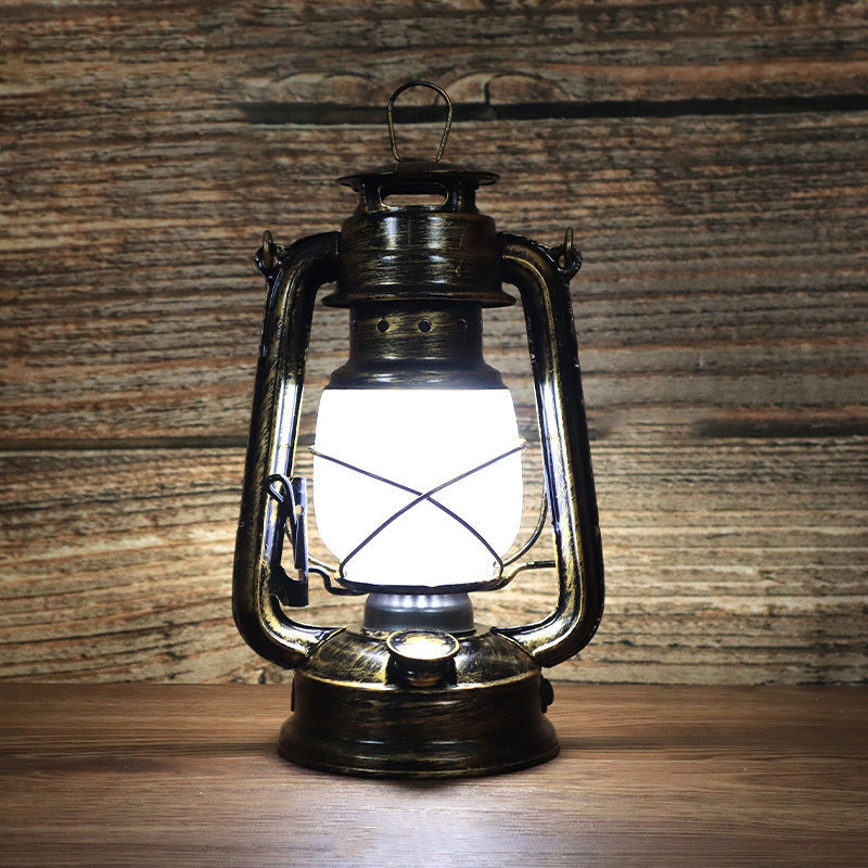 BowLift | Traditional Vintage Round Horse Lamp Iron Acrylic LED Table Lamp for the Living Room