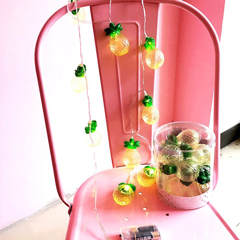 BowLift | Modern Art Deco Small Pineapple PVC LED String Light For Living Room