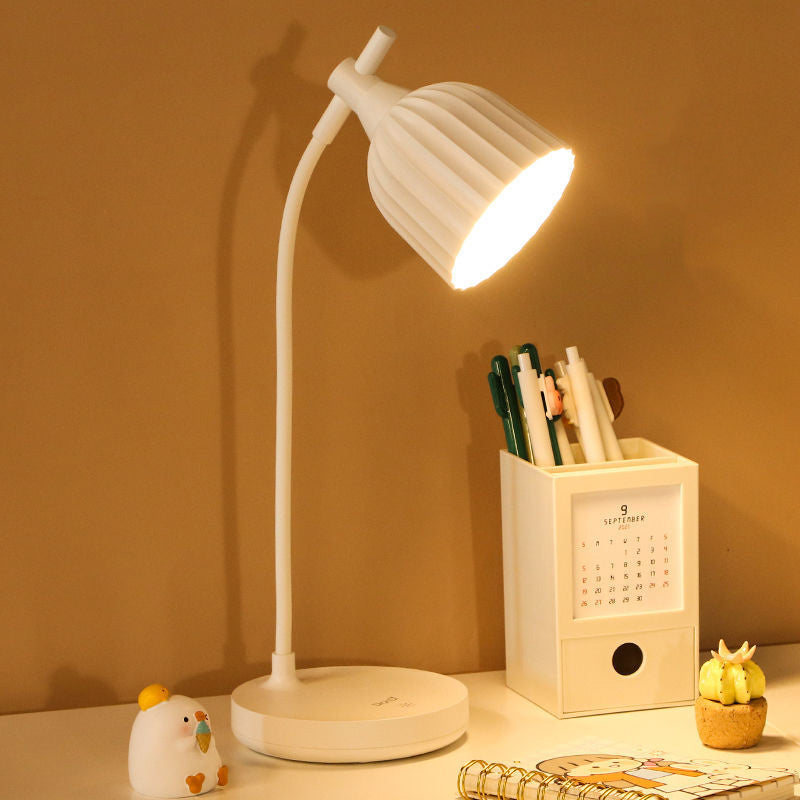 BowLift | Modern Minimalistic Round Folded ABS LED Table Lamp For Living Room