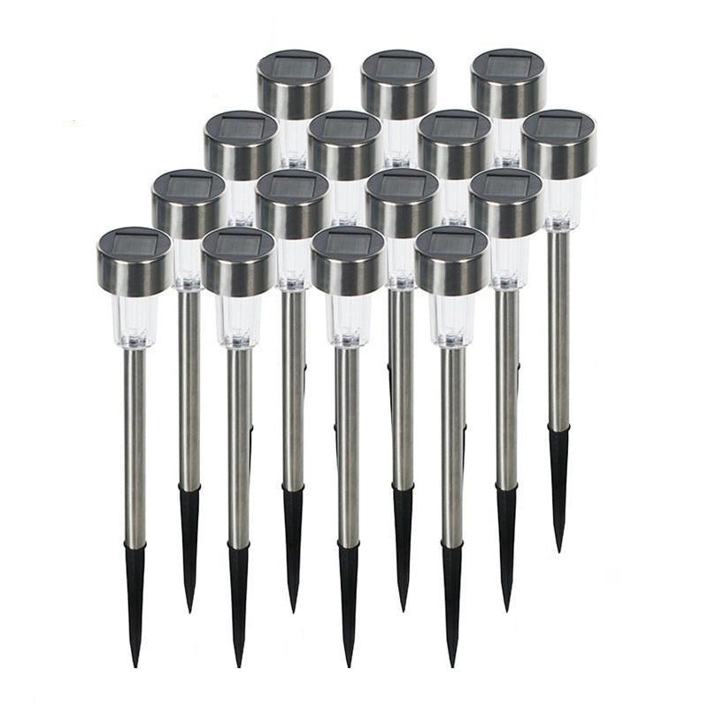 BowLift | Modern simplicity solar waterproof stainless steel cylinder LED landscape lighting outdoor light for the garden