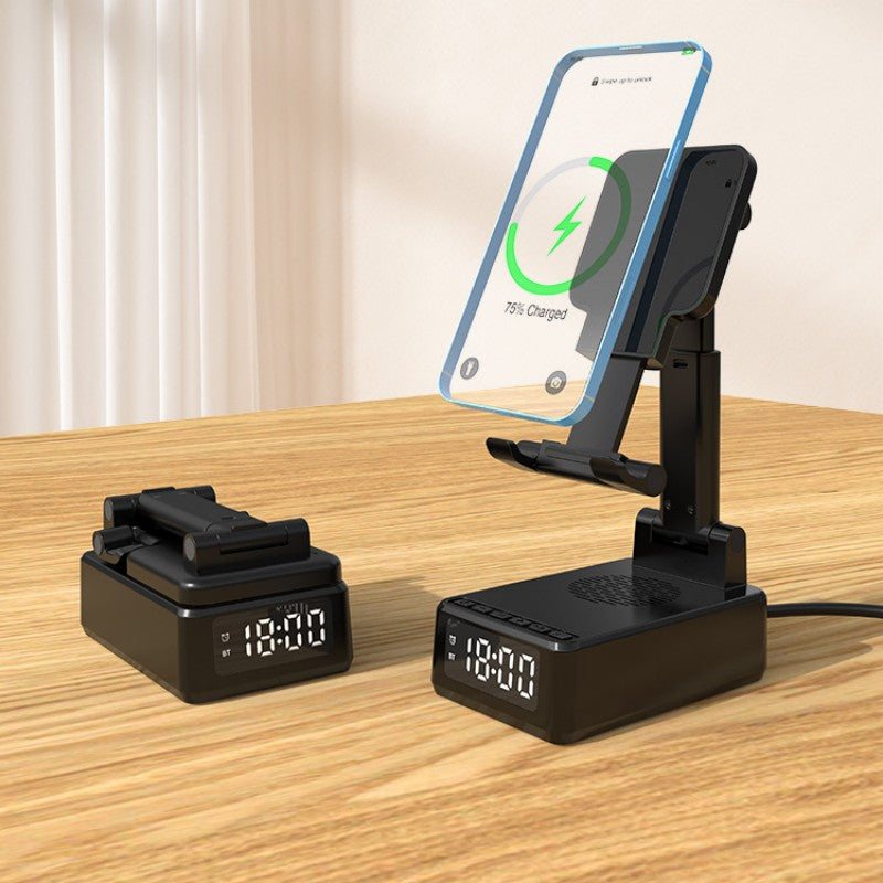 BowLift | Bluetooth Speaker Wireless Charging Foldable Rotating Phone Stand