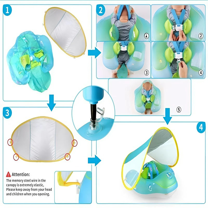 BowLift | Baby Float with Detachable Sun Shade